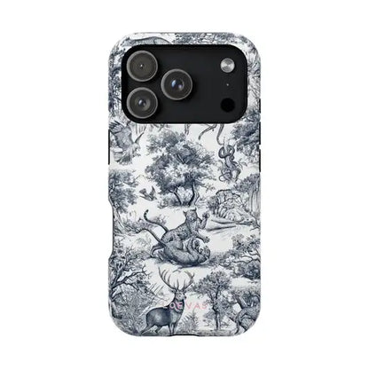 Luxury Polka Dot Flower Phone Case - Double Layer Protective Cover for iPhone 17 17e 16e 16 15 14 13 12 11 X XS XR Pro Max Plus