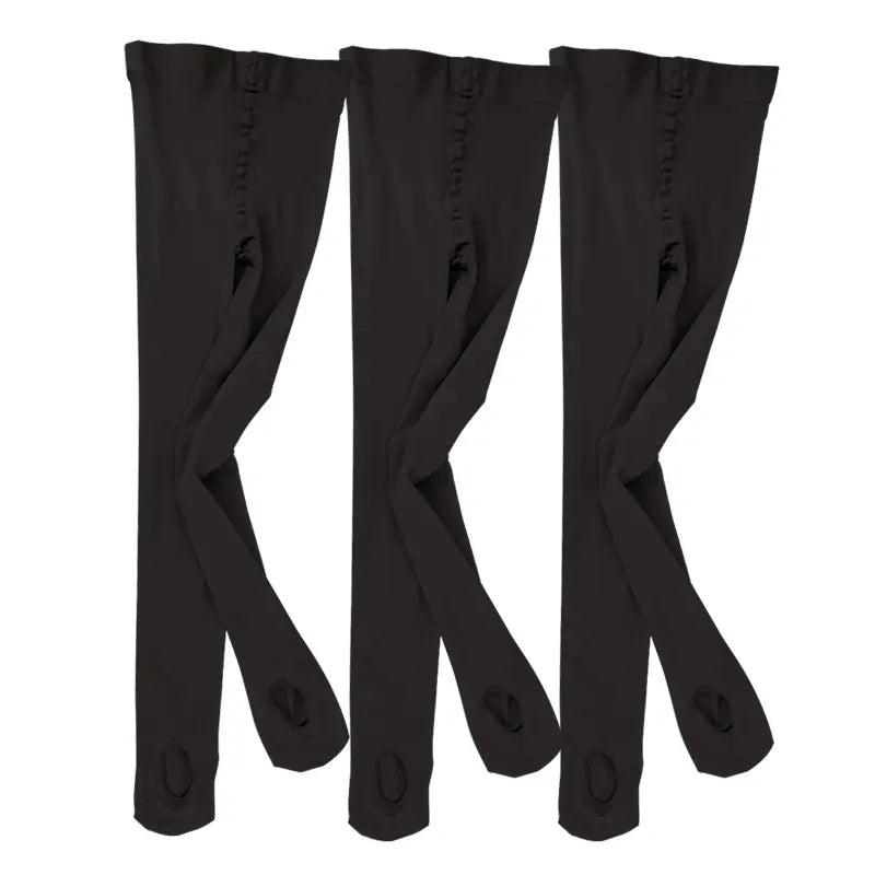 60D Convertible Ballet Tights - Seamless Dance Stockings with Foot Hole for Women