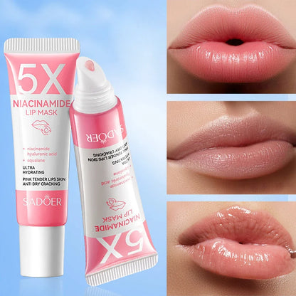 Niacinamide Plumping Lip Mask 5X - Overnight Hydration for Soft, Smooth Lips