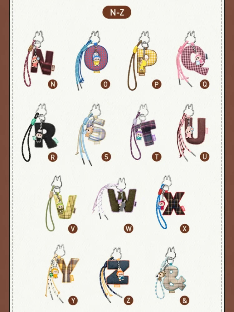 POPMART The Monsters Pin for Love – Letter Pendant Blind Box, Mystery Toy Doll & Anime Figure Gift