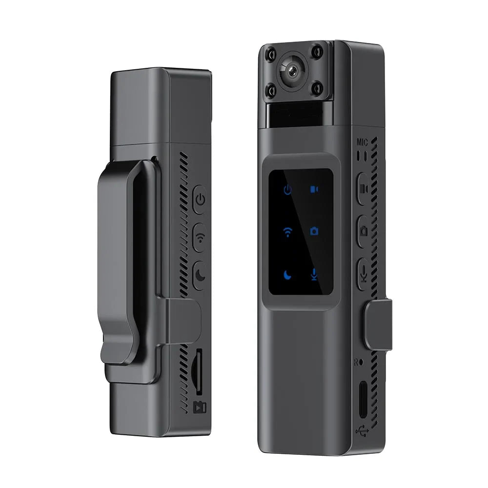 JOZUZE Mini Portable Body Camera – 1080P Wearable Police, Sport, and Business Conference Video Recorder