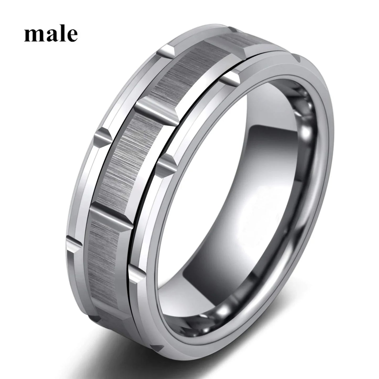 Couple Celtic Dragon Rings Set - Purple Rhinestone CZ Stainless Steel Wedding Jewelry for Men & Women