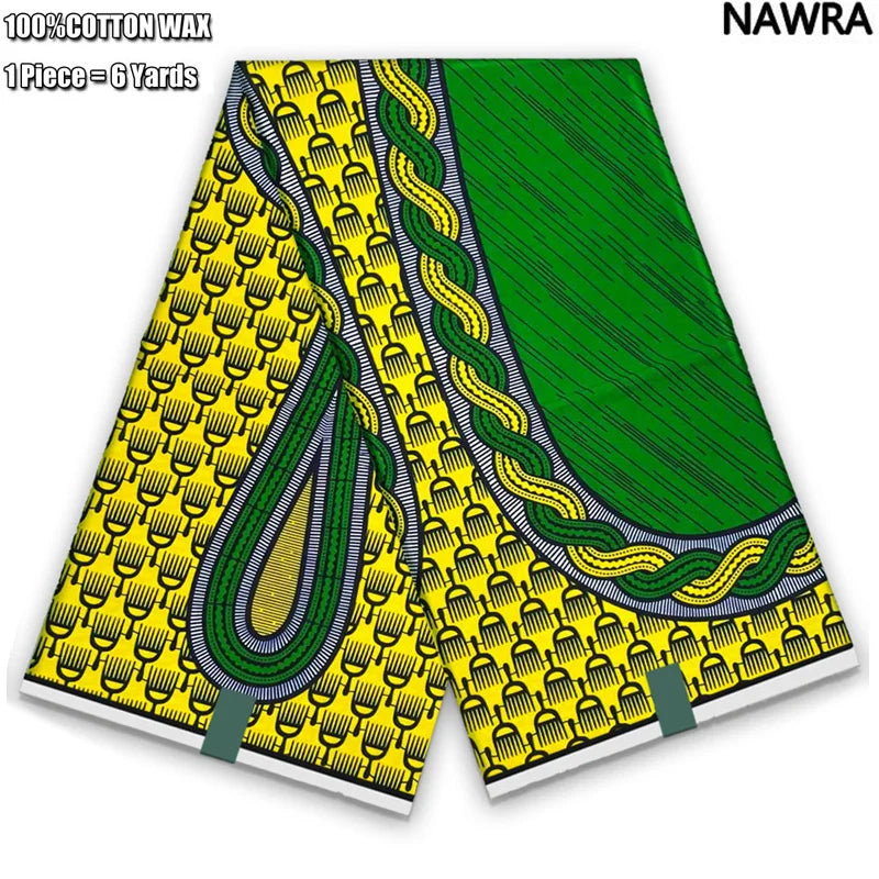 2026 African Real Wax Print Fabric - 100% Cotton Ghana Style Soft Ankara Pagne