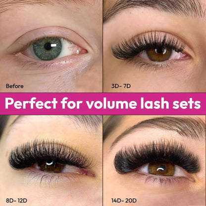 ARTSTAR Pointy Base Premade Eyelash Fans – 0.03mm Thin Professional Loose Lash Extensions