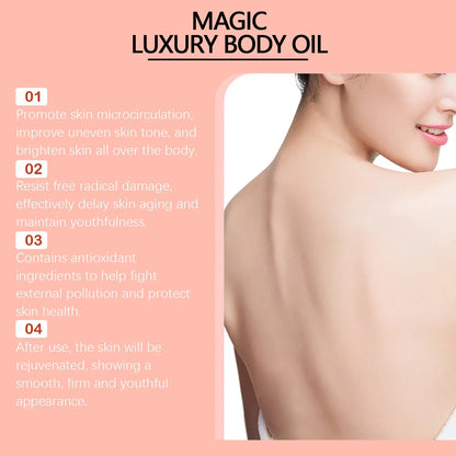 Body Firming & Lifting Oil – Moisturizing Skin Care for Sagging, Fine Lines & Brightening
