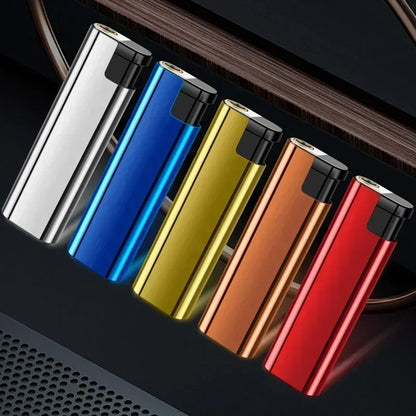 Outdoor Windproof Blue Flame Lighter – Direct Injection Cigarette Lighter for Camping & Smoking Tools (1/50 Pack)