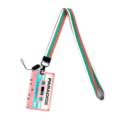 Gamer ID Card Holder Lanyard — Cool Credential Neck Strap & Badge Keychain for Men & Women