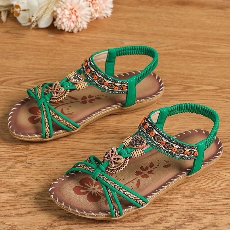 Women’s Summer Casual Sandals - Comfortable Walking Beach Shoes Outdoor Party Footwear for Ladies