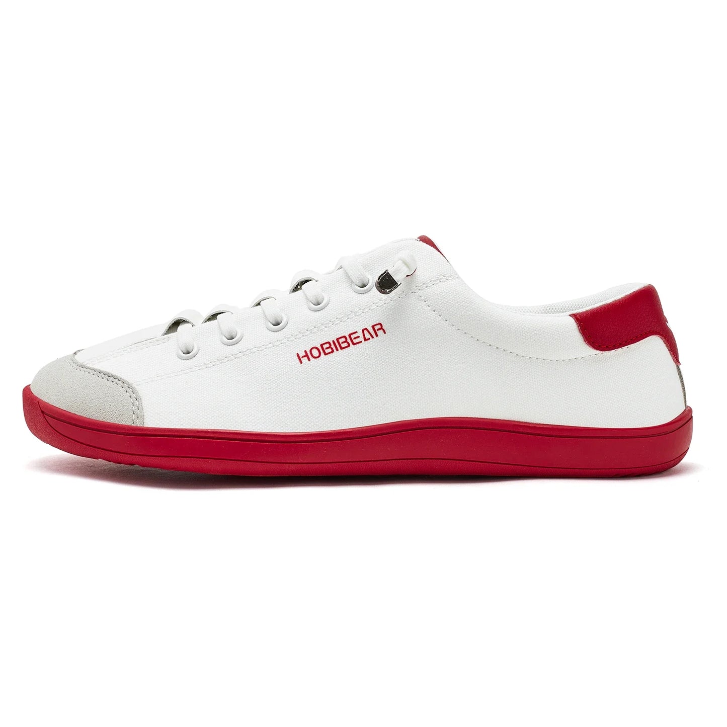 HOBIBEAR Wide Toe Barefoot Shoes - Unisex Minimalist Artificial Leather Sneakers, Lightweight, Adjustable Slip-On Walking Shoes