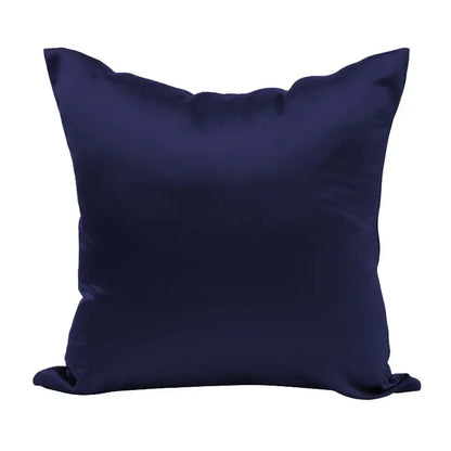 Silky Satin Pillow Cover - Smooth Decorative Cushion Case for Sofa & Bed