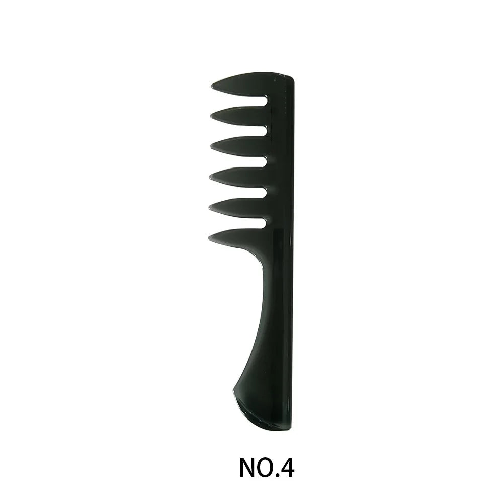 Men's Professional Wide Tooth Hair Comb & Brush – Barber-Grade Hair Styling Tool for Men
