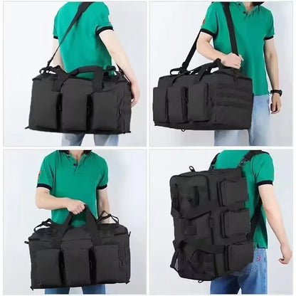 55L Tactical Duffel Bag – Large Hiking, Travel & Camping Backpack for Men, Gym and Weekend Trips