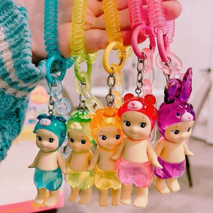 Candy House Angel Keychain Blind Box – Handmade Cartoon Doll Pendant & Mystery Gift