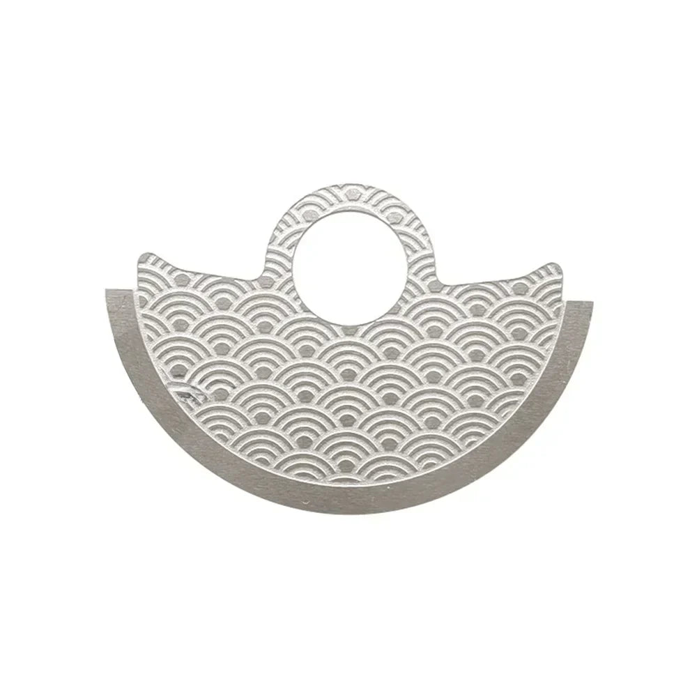 Automatic Watch Rotor Metal Guard - Wavy Pattern Replacement Part for NH35 NH36 4R35 4R36 7S Movements & SKX007 Repairs