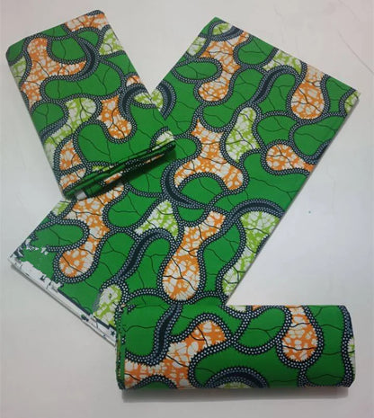 High Quality African Wax Print Fabric - 100% Cotton Soft Ankara Real Wax Fashion Material