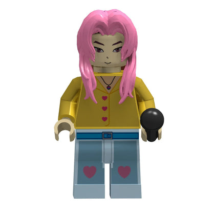 New Kpop Demon Hunters Mini Action Figure – Building Blocks Toy & Desk Decoration Collectible Gift
