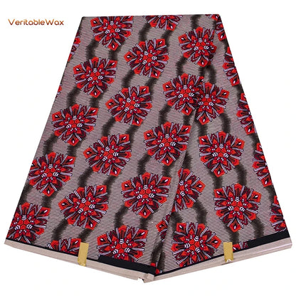 African Ankara Wax Print Fabric - Retro Double Print Patchwork Sewing Material for DIY Clothing