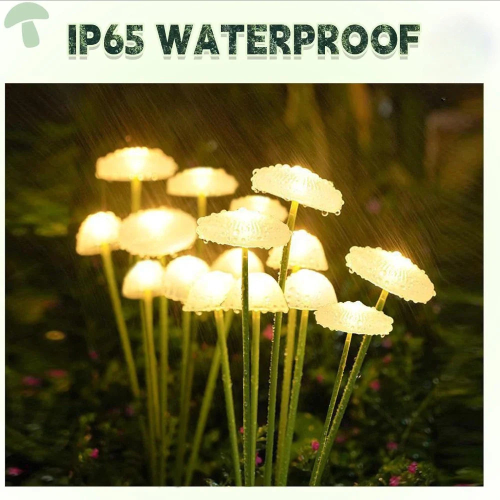 6-Head Solar LED Jellyfish Sway Lights – Waterproof Outdoor Garden Pathway Decor for Patio, Balcony & Yard