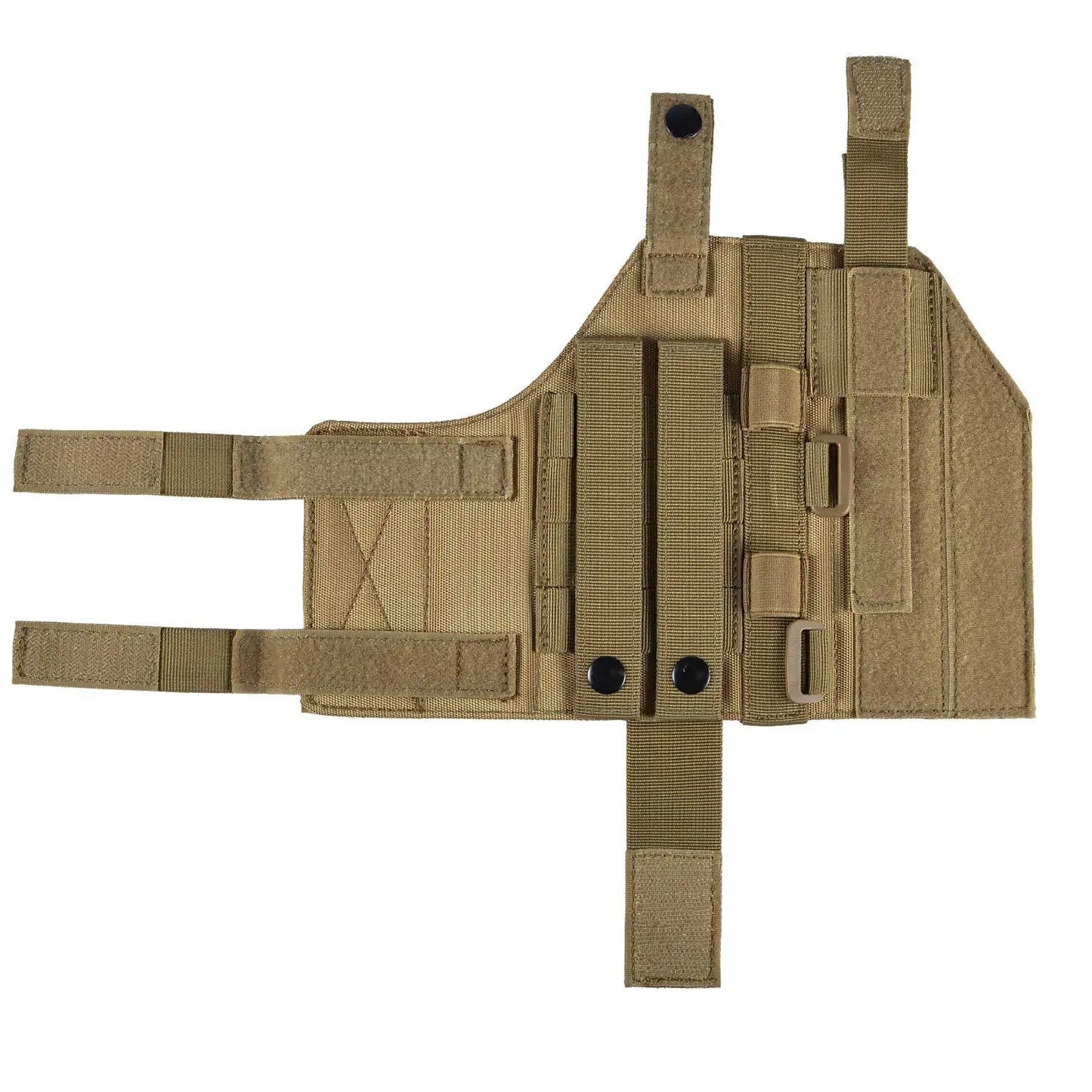Outdoor Tactical Molle Gun Holster - Right Hand Belt Pistol Holder for Glock 17 19 1911 M9 and More
