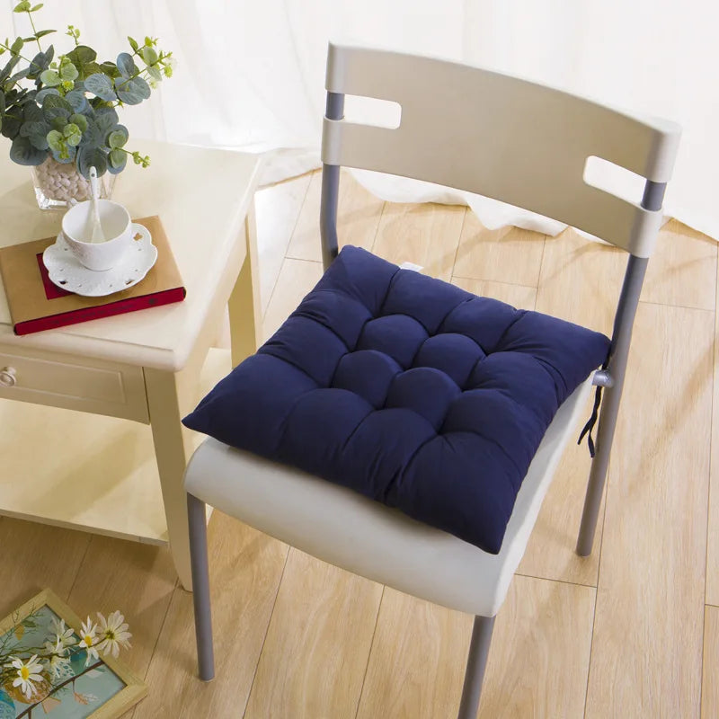 2pcs Thick Comfortable Chair Cushion - Non-Slip Seat Pad for Home Office & Dining Chairs