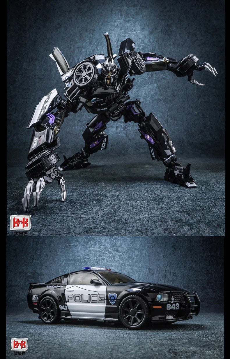 BMB Transformation LS02 Barricade – KO MPM05 Black Mamba MP Action Figure Robot Toy Collection