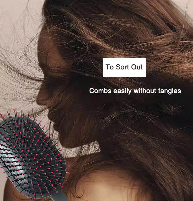 Dyson Airbag Comb Set – Wide Tooth & Cylinder Comb, Massage Airbag Hairbrush for Hairdressing & Curly Styling