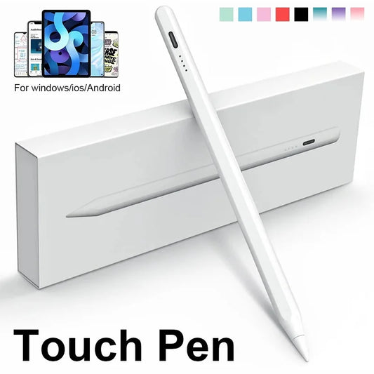 Apple Pencil Stylus Pen - Palm Rejection Digital Pencil with Power Display for iPad Pro, Air, Mini & 2018-2022 Models