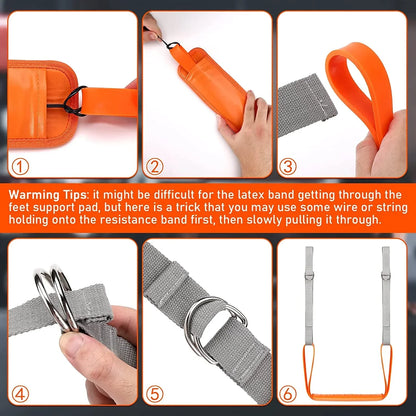 Pull-Up Assistance Bands Set — Resistance Straps for Men & Women | Chin-Up, Hanging Training & Body Stretching Workouts