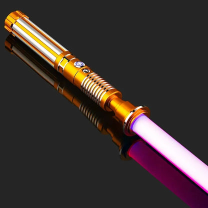RGB Metal Lightsaber Sword Toy - LED Light-Up Saber for Cosplay, Kpop Fans & Collectors