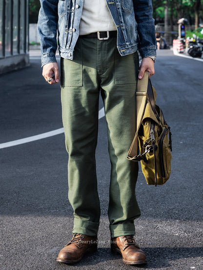 Red Tornado OG-107 Fatigue Pants - Men's Military Style Heritage Casual Trousers