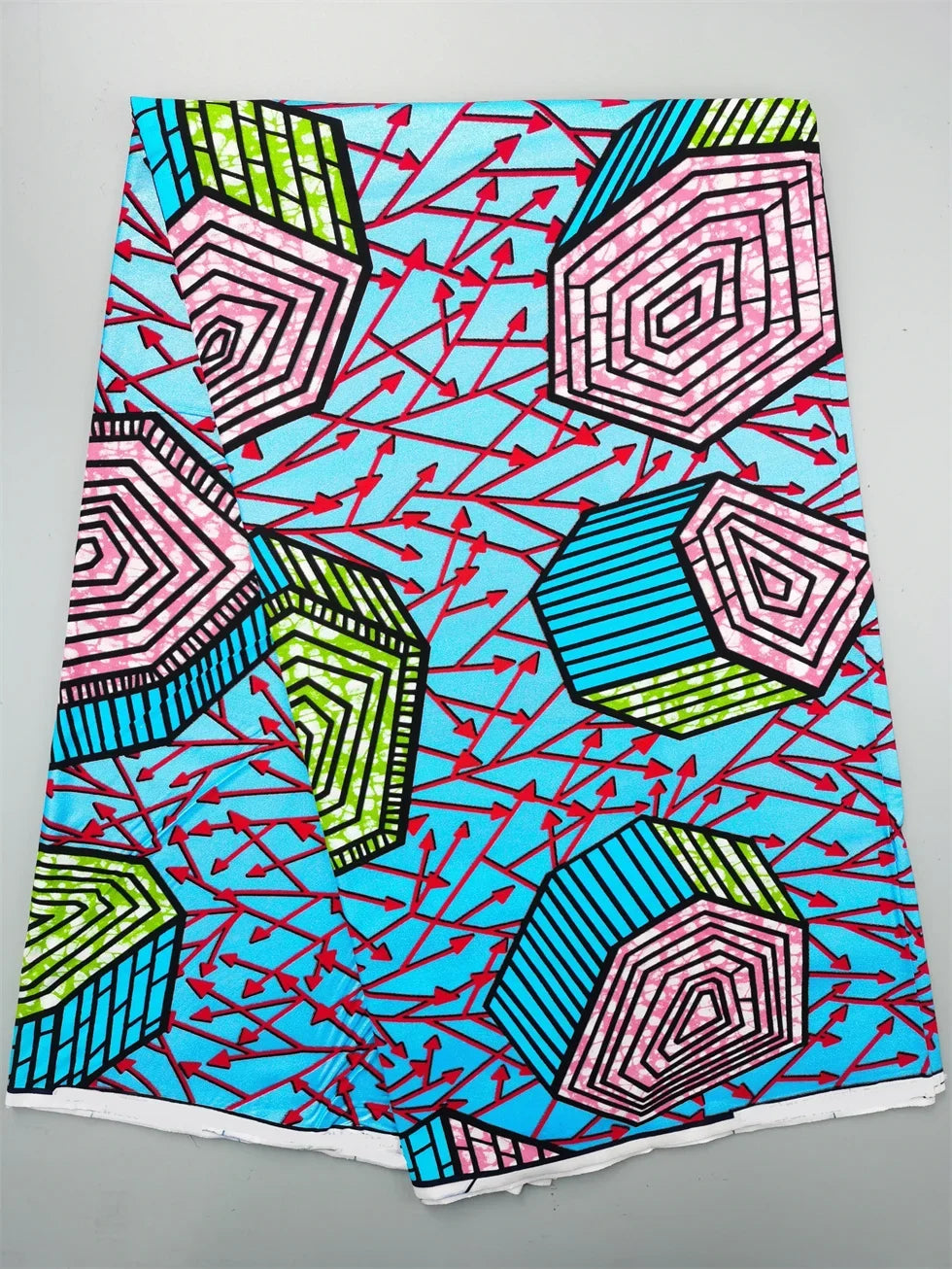 Grand African Wax Glitter Glam Fabric - 100% Cotton Ankara Batik Gold Print Pagne for Party Dresses & Sewing