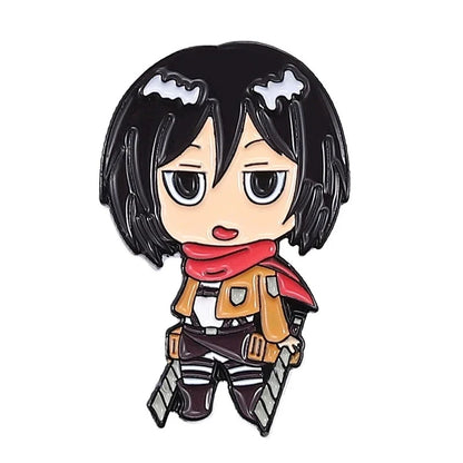 Attack on Titan Enamel Pin Badge - Anime Metal Lapel Pin for Bags, Backpacks & Fan Collectible Gift