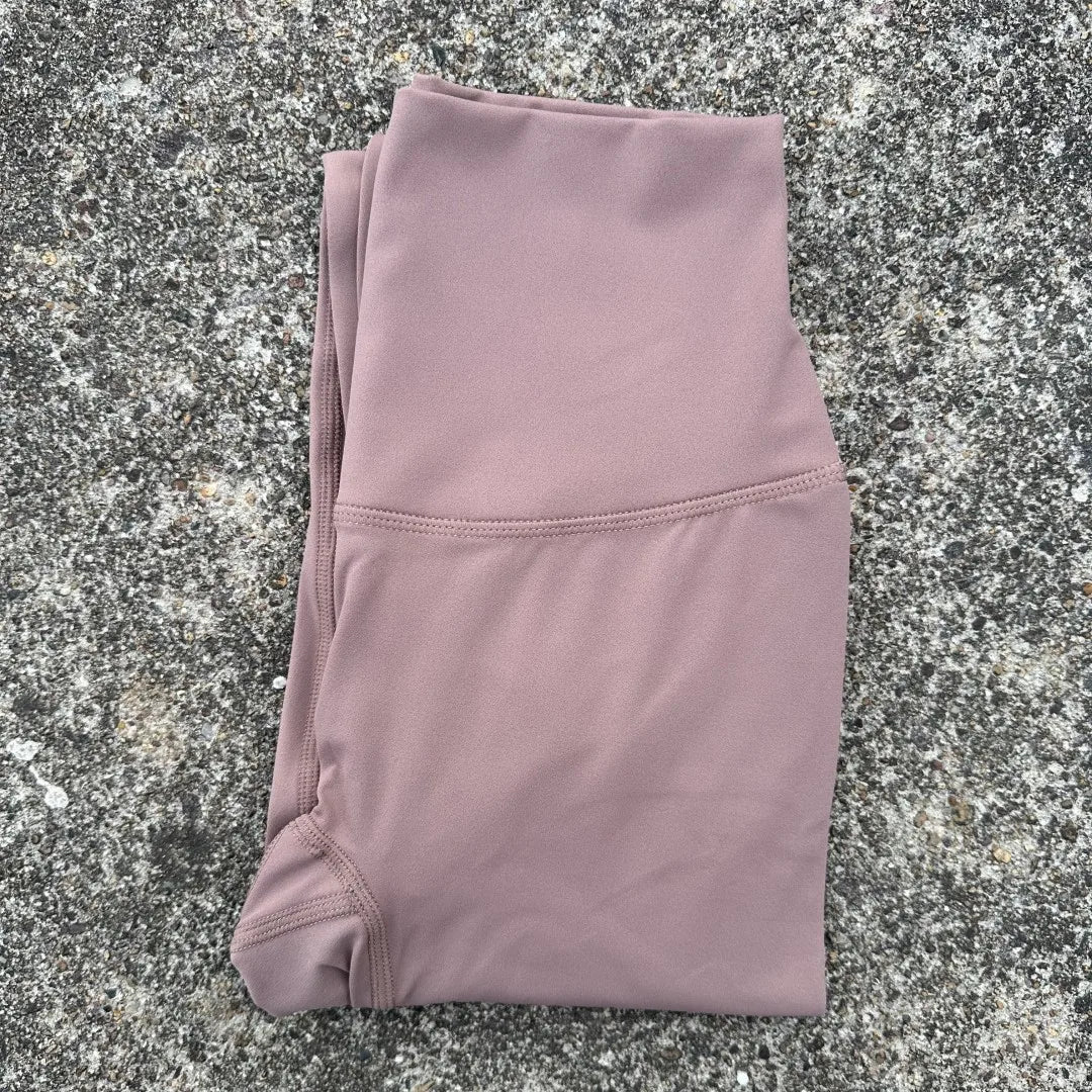 Women's High Waist Yoga Leggings - Soft Butter Fabric Fitness Pants With Back Waist Pocket For Gym & Sports Training