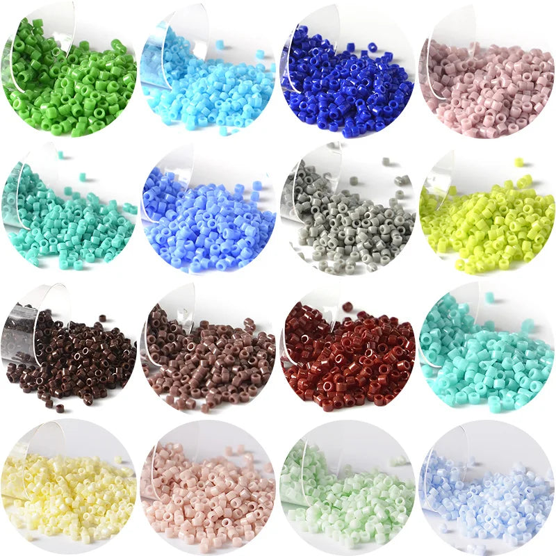 11/0 Delica Glass Seed Beads - DIY Jewelry Making Beads for Bracelets & Crafts