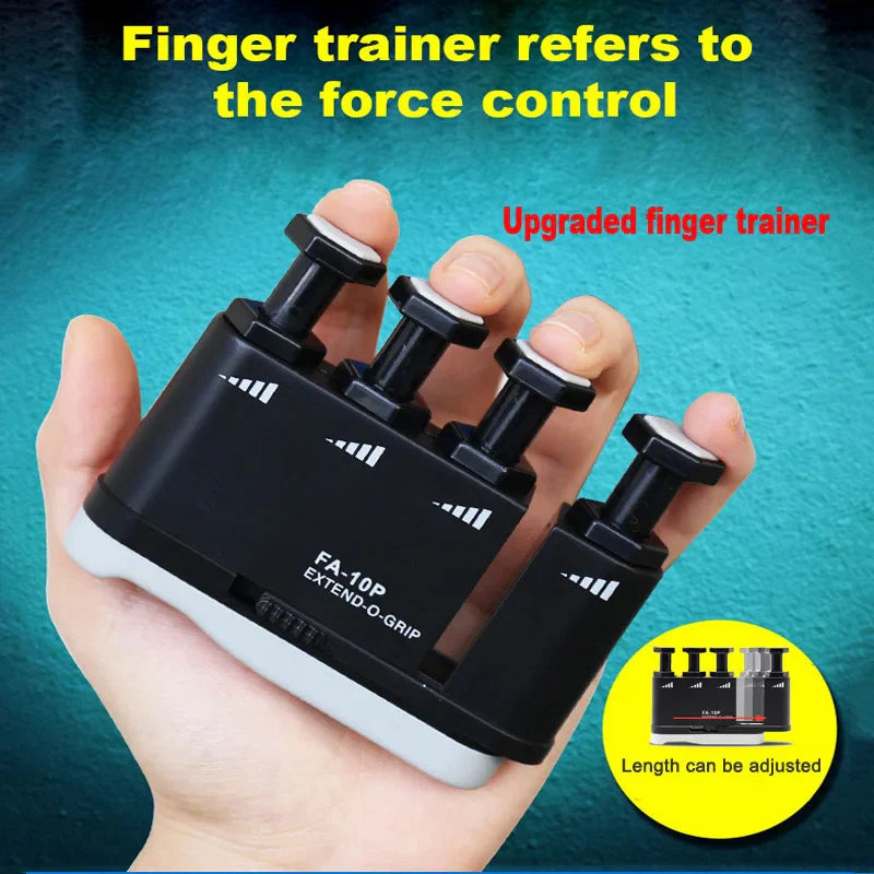 Finger Trainer Exerciser - Hand Grip for Piano, Guitar - Improve Finger Sensitivity, Strength, Power - Practice Trainers