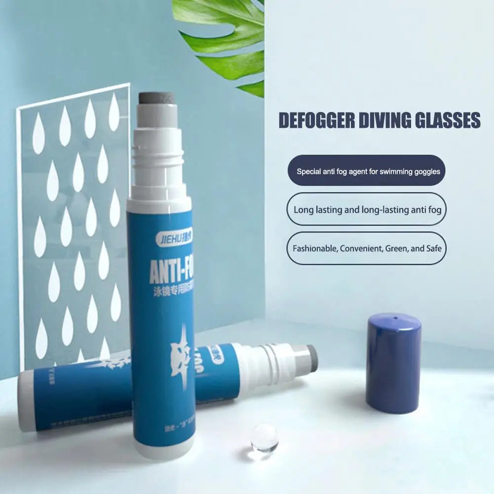 Anti-Fog Lens Cleaner - 10ml Solid Solution for Swim Goggles & Diving Mask Fog Prevention