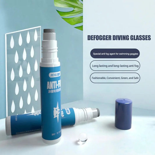 Anti-Fog Lens Cleaner - 10ml Solid Solution for Swim Goggles & Diving Mask Fog Prevention