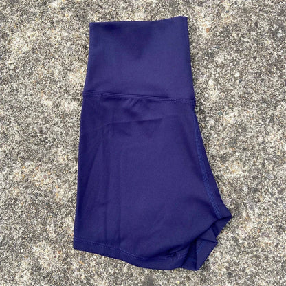Women’s High Waist Fitness Shorts – Sexy Solid Color Yoga & Cycling Athletic Shorts Squat Proof Workout Training Activewear