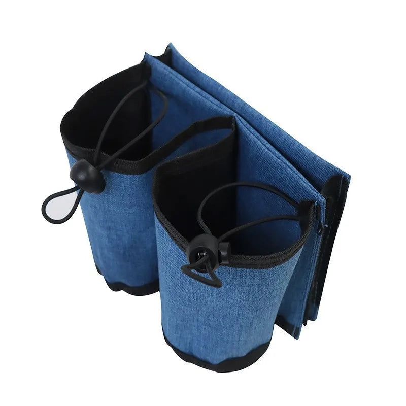 Travel Luggage Cup Holder Set - Portable Hands-Free Drink Carrier for Coffee, Milk Tea & Travel Storage