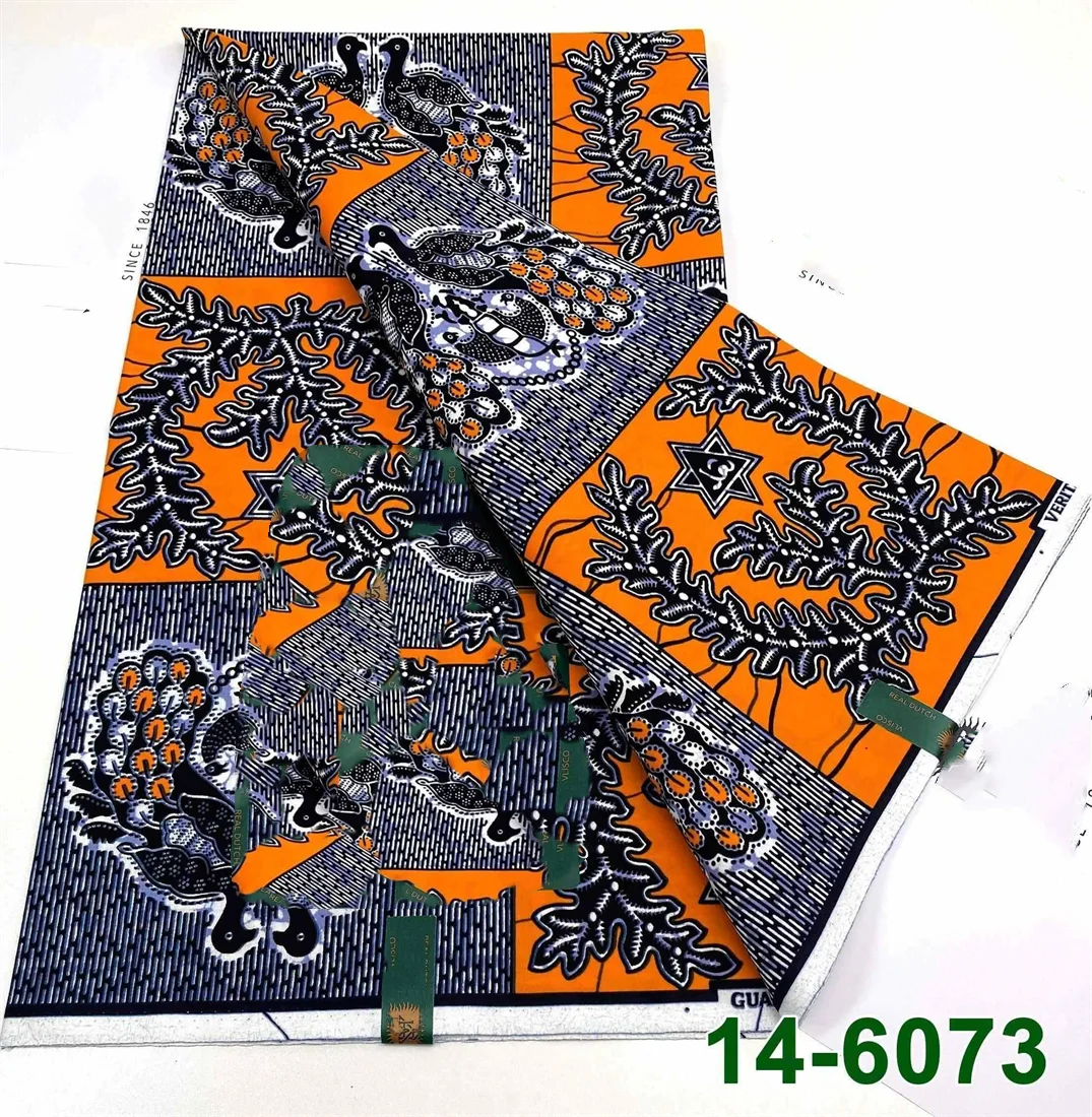 Latest Style Ankara Wax Print Fabric - 100% Cotton High Quality Soft African Real Wax Material