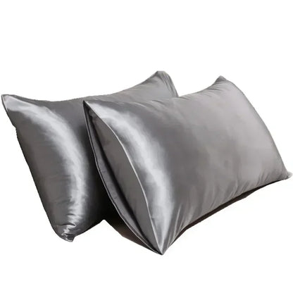 100% Natural Mulberry Silk Pillowcase - Real Silk Hair & Skin Care Bedding Cover with Custom Size Options