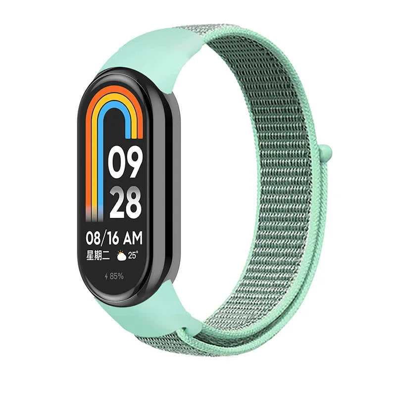 Sport Nylon Loop Strap for Xiaomi Mi Band 9 8 NFC – Replacement Wristband for Mi Band 7 6 5 4 3