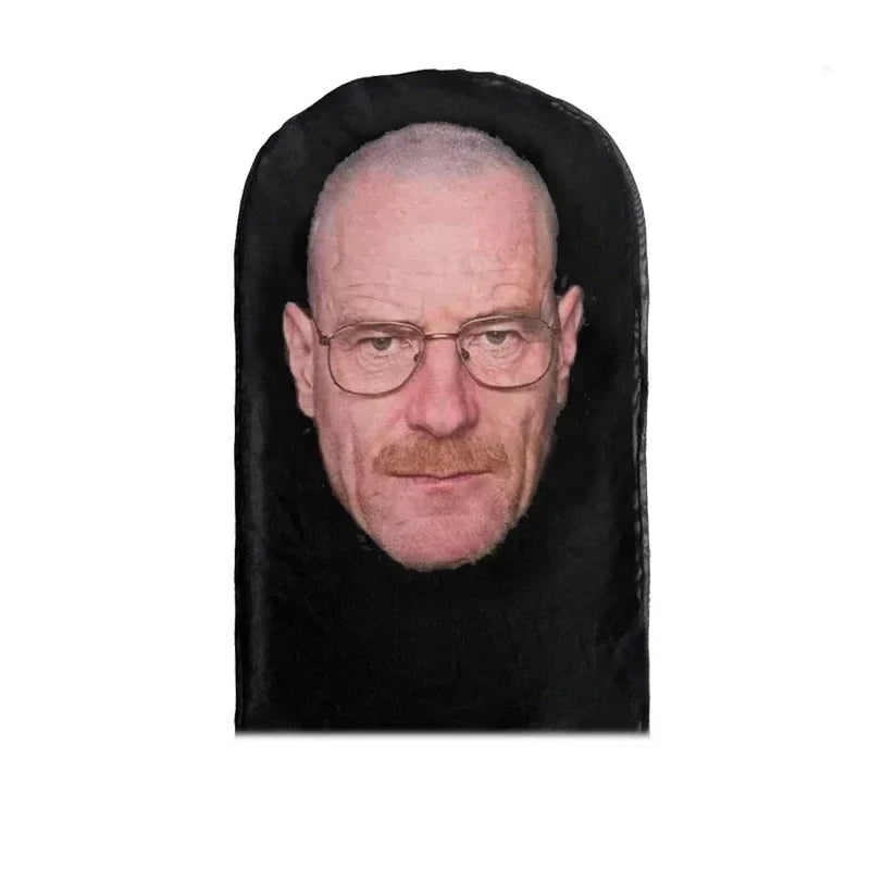 3D Realistic Face Mask - Celebrity Style Full Face Stretch Mesh Cosplay Balaclava for Role Play, Hip Hop & Costume Events