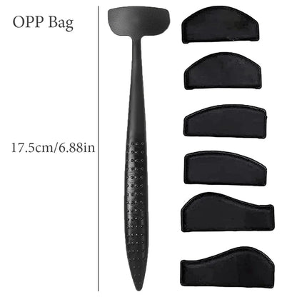 6-in-1 Silicone Eyeshadow Pads & Stencils - Eye Makeup Stamp & Applicator, Eyeliner Stencils Beauty Tools