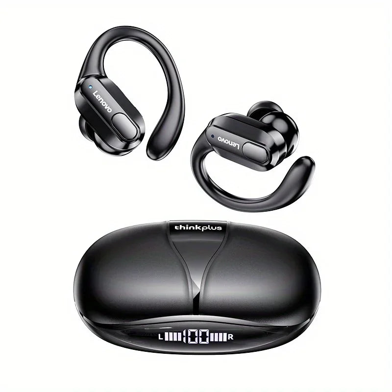 Lenovo XT80 Wireless Earbuds - Bluetooth 5.3 Earphones With Mic Noise Reduction Earhooks Waterproof Headset