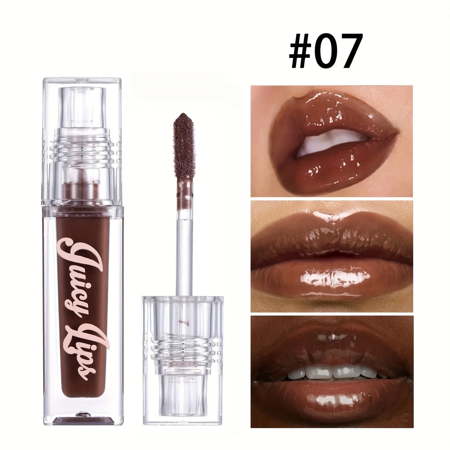 Hydrating Crystal Lip Oil – Tinted Plumping & Moisturizing Gloss for All Skin Types
