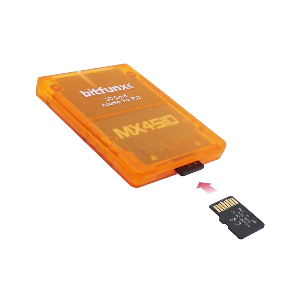 MX4SIO PS2 Memory Card Adapter - SIO2SD TF/SD Card Reader for PlayStation 2 Game Console Storage