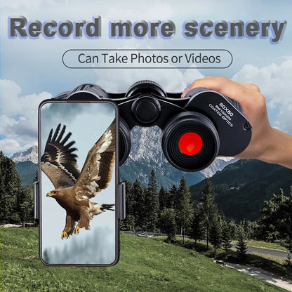 80x80 High Magnification Binoculars – HD Professional Portable Optics for Hunting, Camping & Outdoor Adventures