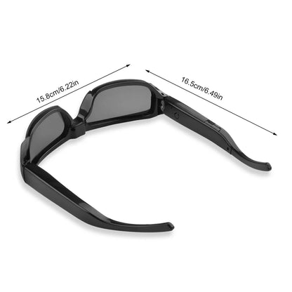Portable 1080P HD Mini Glasses Camera — Wearable Sunglasses Video Recorder for Outdoor Sports, DVR & Surveillance