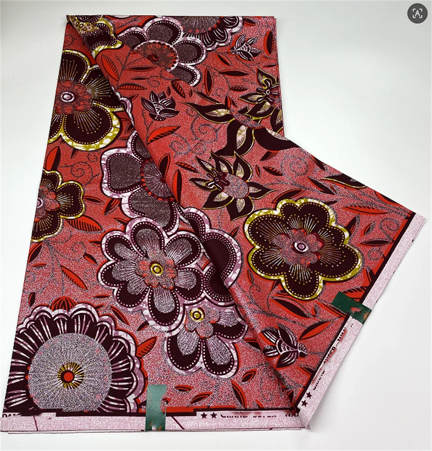 Original African Wax Print Fabric - 6 Yards 100% Cotton Nigerian Ankara Sewing Material